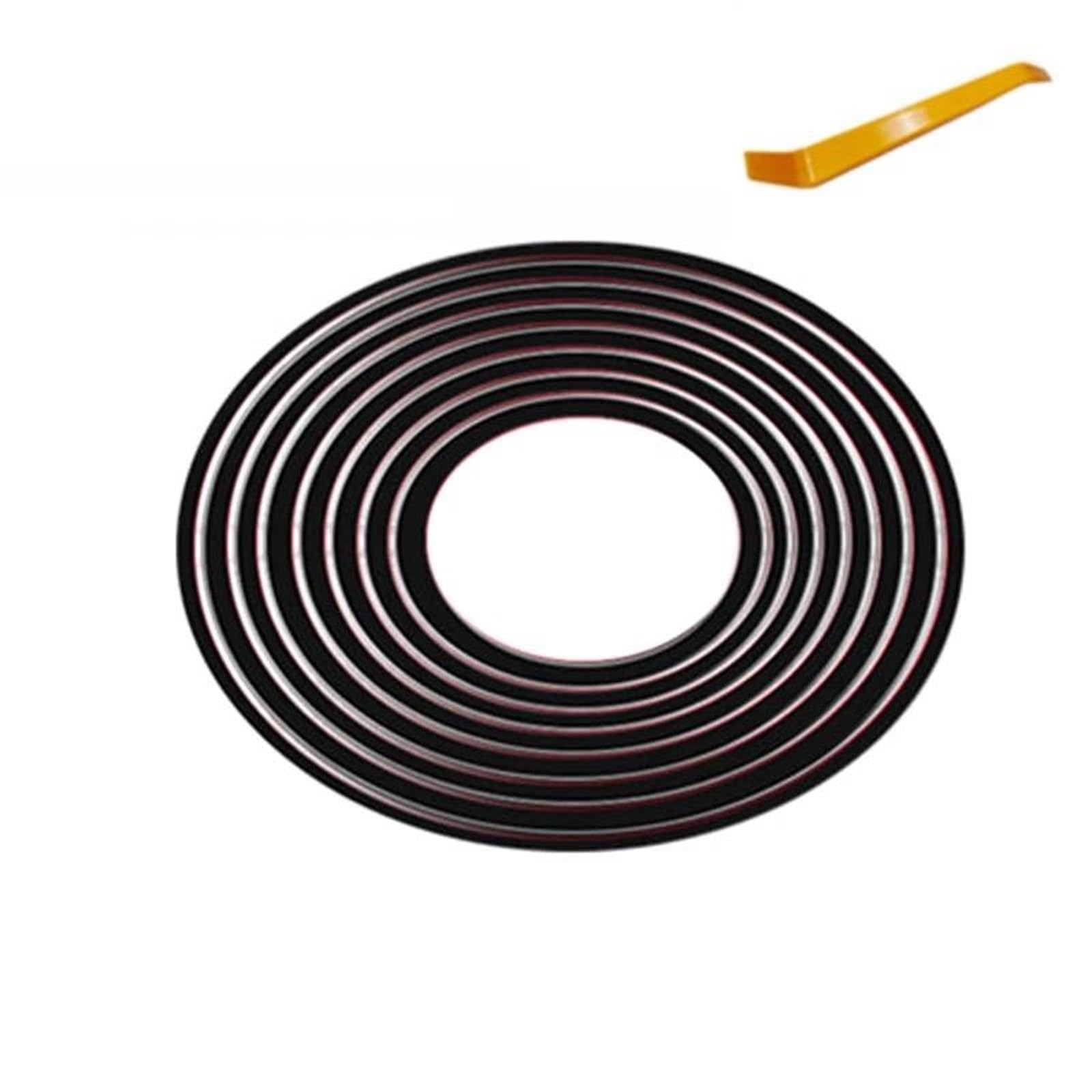 One Color Car Window Rubber Seal Car Window Seal Strip V Shape Auto Rubber Side Window Noise Insulation Weatherstrip Sealant Window Weatherstrip(1M)