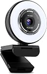 NexiGo N60 1080P Webcam avec Microphone, réglable FOV, Zoom, contrôle logiciel & Protection de la vie privée, USB HD Caméra Web d'ordinateur, Plug and Play, pour Zoom/Skype/Équipes, Conférence et appel vidéo