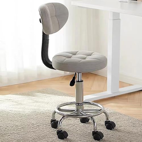 Silla de dibujo de oficina con respaldo y reposapiés, silla de escritorio de oficina multiusos, silla para el hogar, cojín de asiento grueso para el