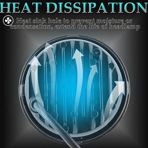 Miniatura 3 de 1 par de luces antiniebla led de 11.4 cm con ojos de ángel, lámparas de paso, bombilla DRL para faro antiniebla de motocicleta (luz antiniebla