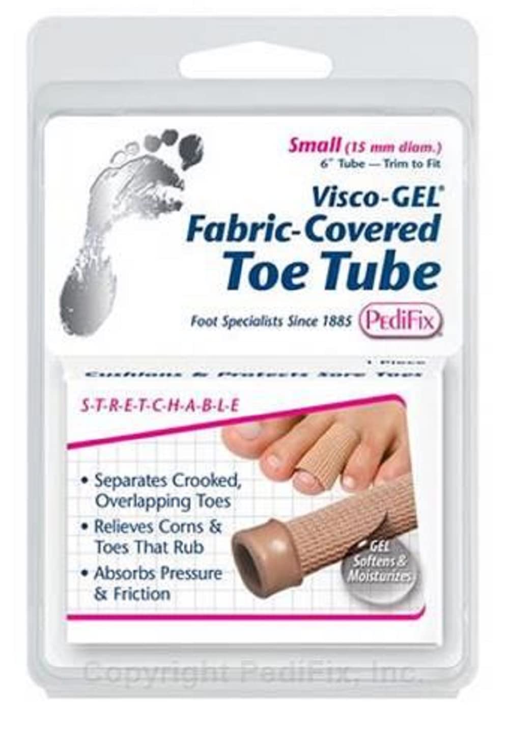 Visco-GEL» Fabric-Covered Toe Tube Small