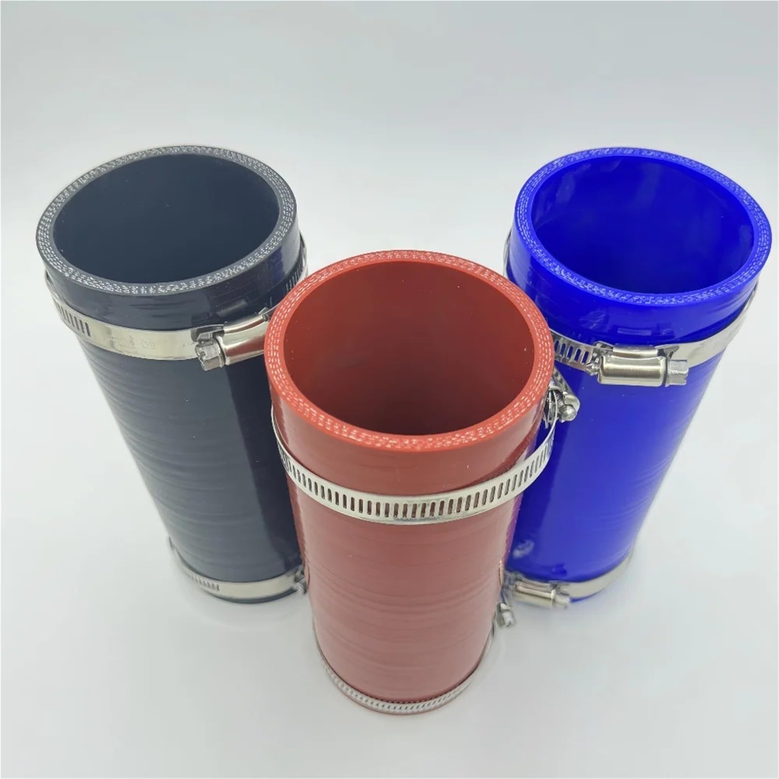 Samochodowe przewody i węże ciśnieniowe 16~120mm Uniwersalna prosta silikonowa rura chłodnicy międzystopniowej Rura Wąż Turbo Akcesoria samochodowe(Red,100MM_ID 16MM)