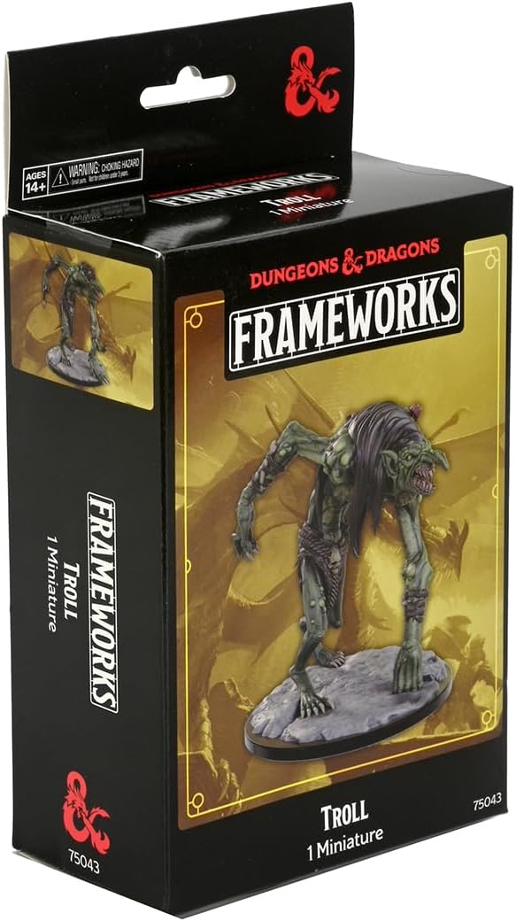D&D Frameworks: Troll - Unpainted and Unassembled
