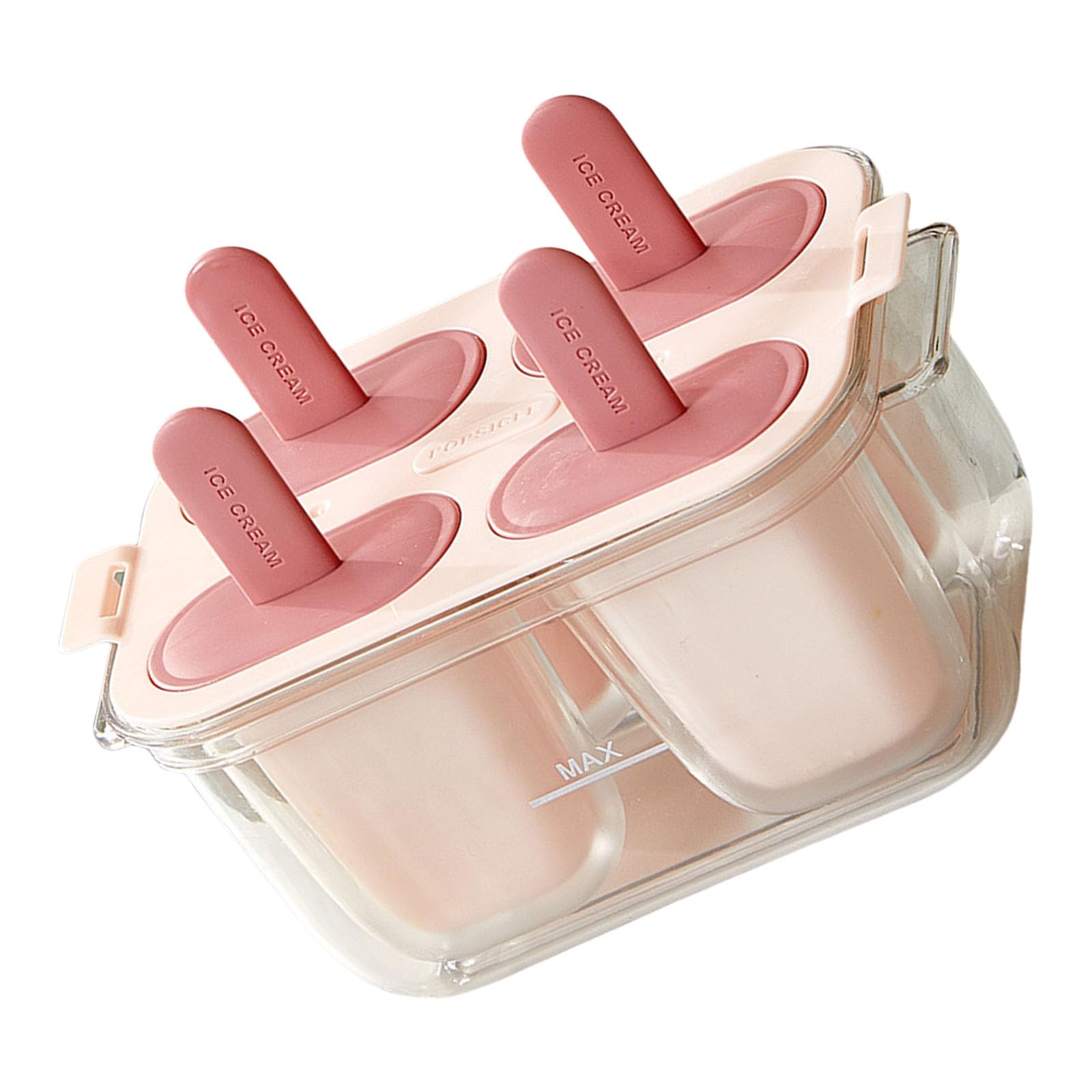 Food Grade Silicone Mold For Making Popsicles And Ice Cubes Double Layer Ice Cream Maker Tool Kitchen Accessories