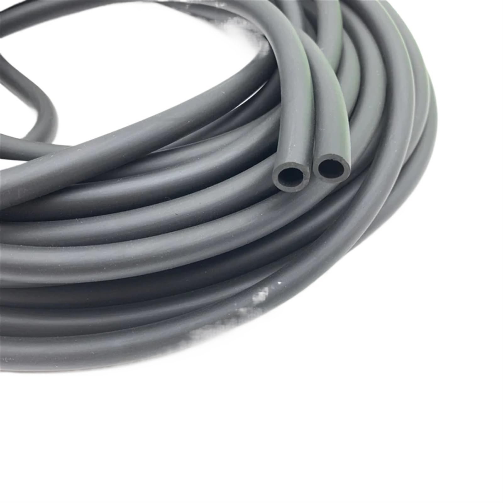 Fuel Line Hose， 2M NBR Fuel Hose Black ID2-8mm Diesel Delivery Line(2M-OD 9XID 5MM)