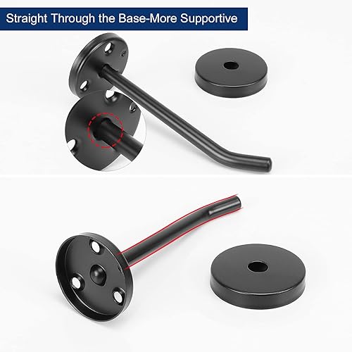 Miniatura 3 de NearMoon Ganchos para colgar abrigos, ganchos de montaje en pared para colgar sombrero, bata Hurse, perchas de acero inoxidable 304 resistentes para