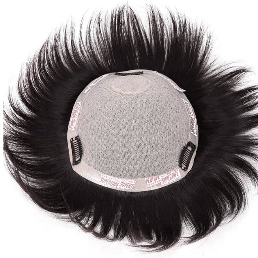 Amazon.co.jp: Luce brillare ヘアピース 人毛 部分ウィッグ