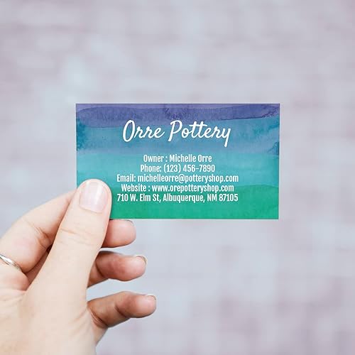 Miniatura 3 de Tarjetas de visita personalizadas de oro blanco y negro, 100 tarjetas de visita personalizadas, tarjetas de visita modernas de 3.5 x 2 pulgadas