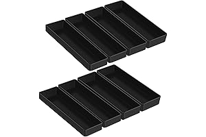 8-Piece Plastic Drawer Organizer: Keep Your Desktop Clutter-Free