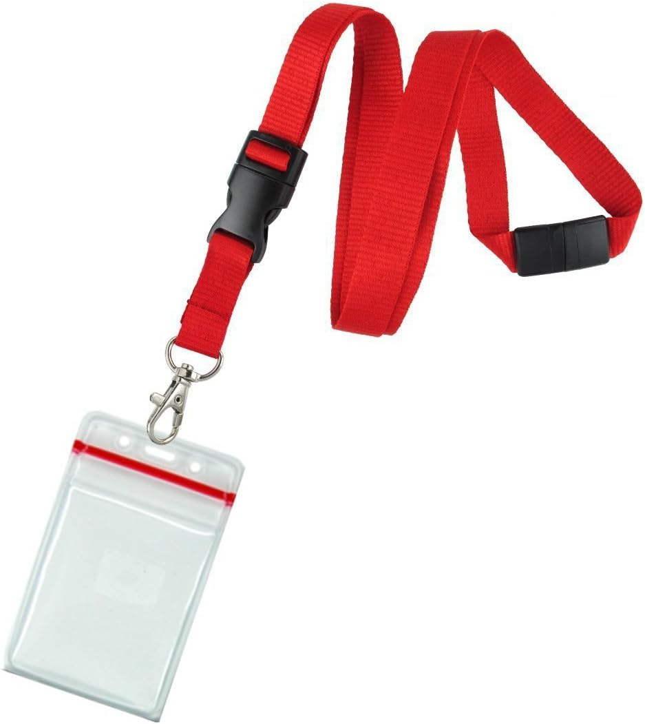 5 Pack Premium Quick Release Lanyards with Detachable