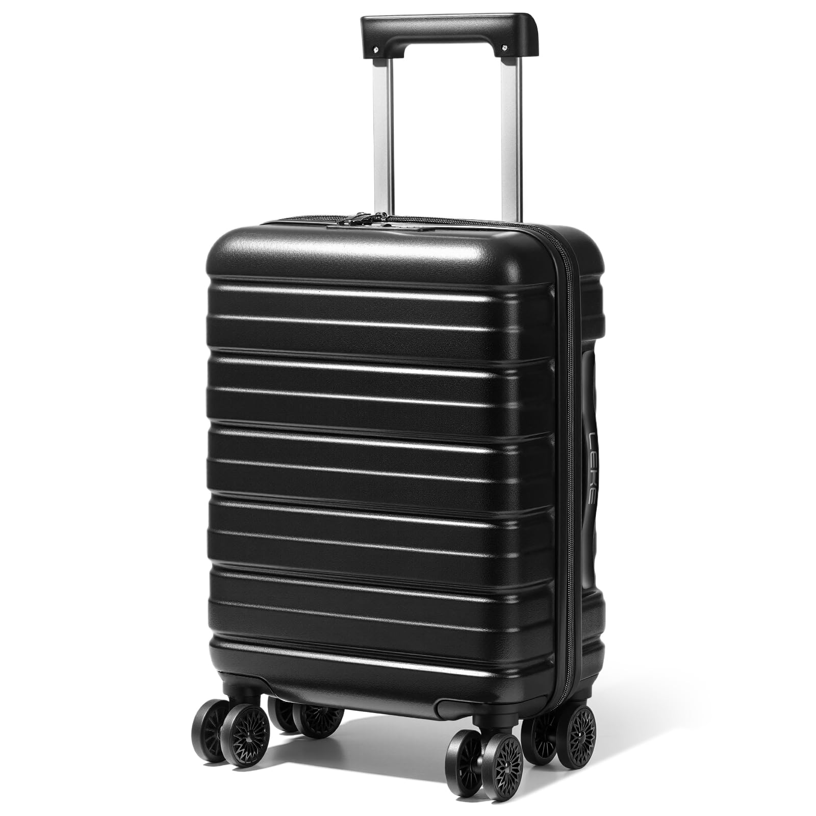Lekesky Handgepäck Koffer, Klein Hartschalenkoffer mit TSA Schloss, Trolley Handgepäck 4 Rollen Leicht ABS Hartschale Rollkoffer Kabinenkoffer