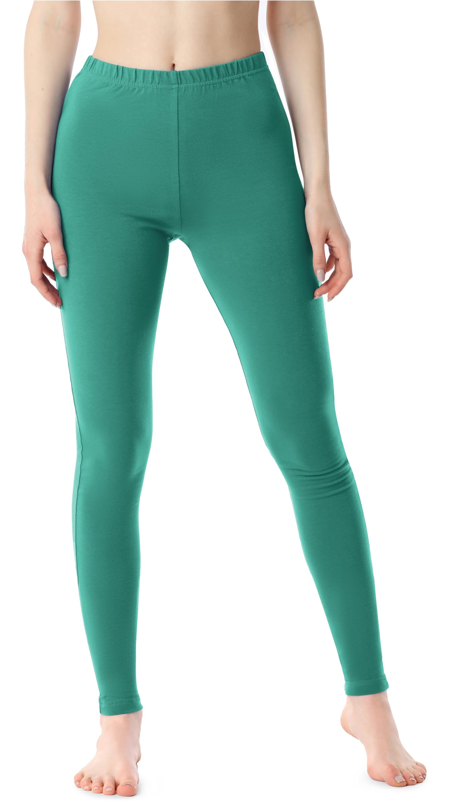 Bellivalini Damen Lange Leggings aus Baumwolle BLV50-198
