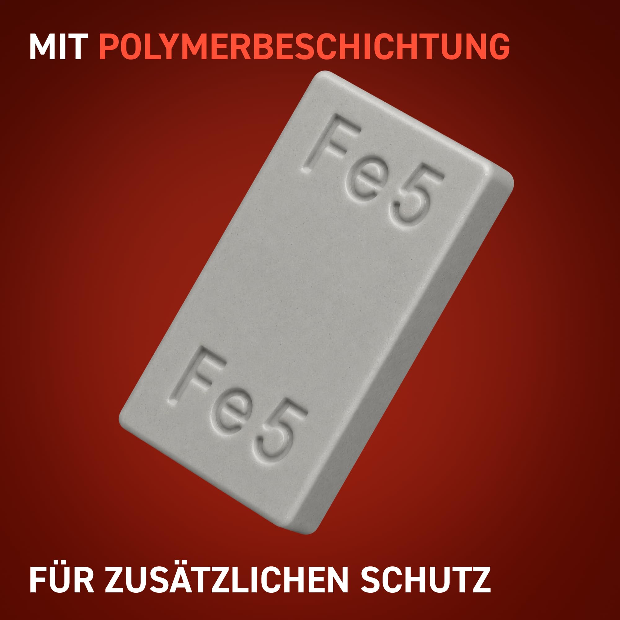 MJW Klebegewichte Rolle 5g Edgy beschichtet, 1200 Stück grau