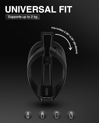 Miniatura 4 de Soporte para botella de agua compatible con Ninebot de Segway MAX G3 E3 E3 Pro ZT3 Pro F3 F3 Pro KickScooter, soporte ligero para vasos de agua para