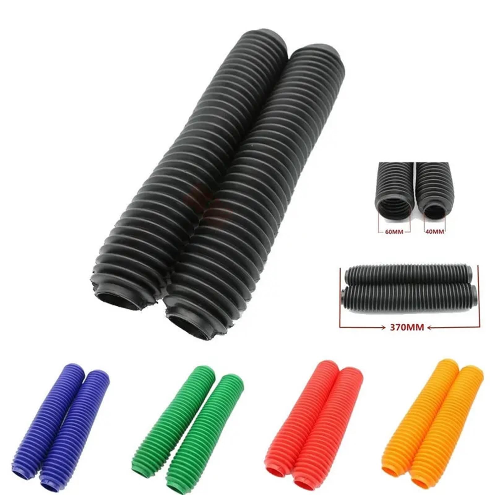 Adatto Per XR250 KLX250 DRZ250 TTR250 KDX200/250 Ammortizzatore Anteriore Modificato Sospensione Forcella Smorzamento SOFFIETTI FORCELLA IN GOMMA