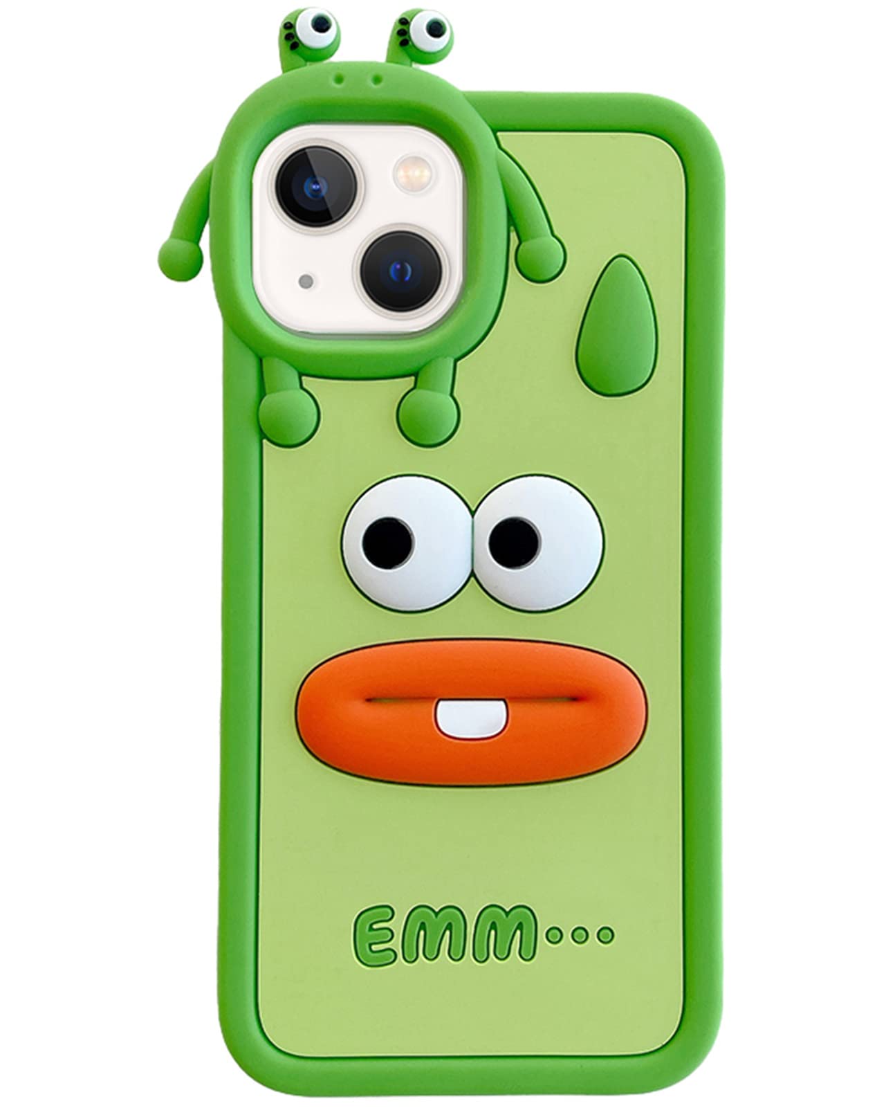 Custodia IPhone 11 Pro Max JIATAY Kawaii - Silicone Omino Pan Di Zenzero 3D - Foto 12