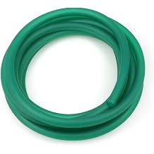 Latex Tubing 10ft Rubber Tube with High ElasticityGreen, 1/4" ID*3/8" OD