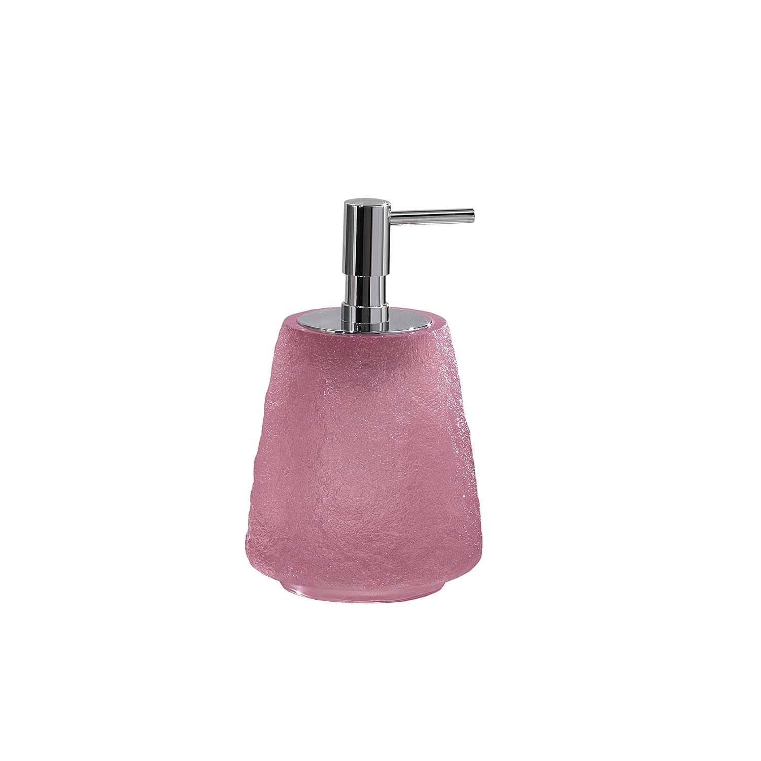 Gedy Pink Irina Soap Dispenser, Resin, 9.9 X 9.9 X 16