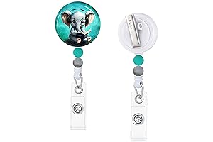 Elephant Retractable Badge Holder: Enhance Your Workday with Whimsy