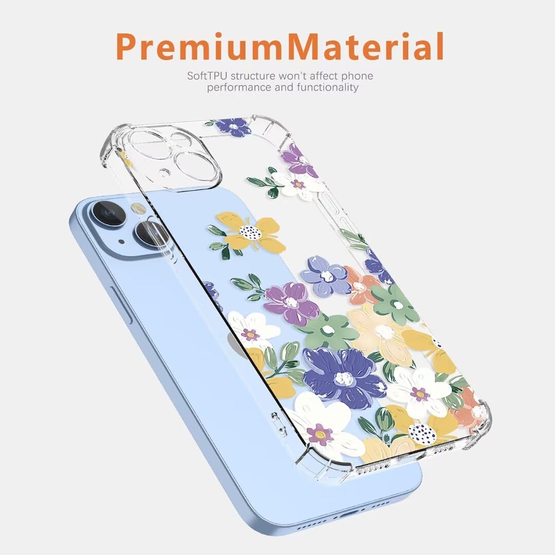 Custodia BORYA Per Honor Magic6 Lite / X9b / X50 - Morbida Silicone TPU Antiurto Con Airbag, Leggera E Antigiallo (Viola Chiaro)