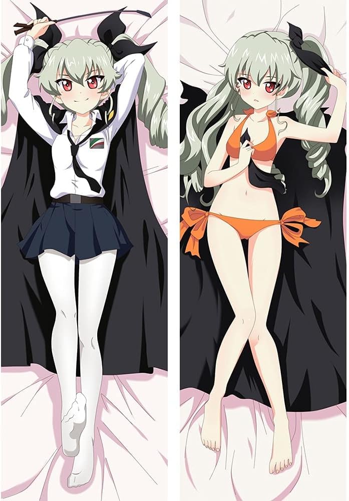 Amazon｜ガールズ＆パンツァー アンチョビ 712110 アニメ枕カバー/抱き