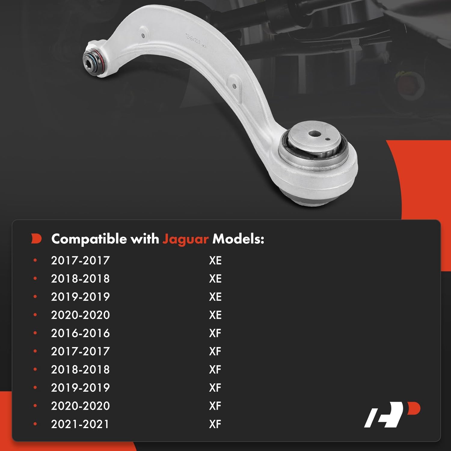 A-Premium Front Forward Lower Control Arm, with Bushing, Compatible with Jaguar XE 2017-2020, XF 2016-2021