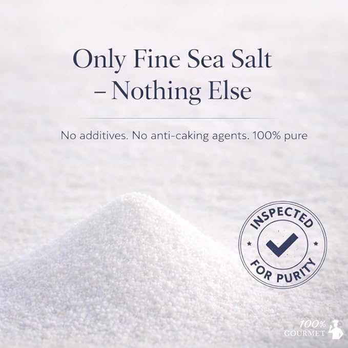 Sal Marina Fina Gourmet 9 oz - 100% Gourmet miniatura 4