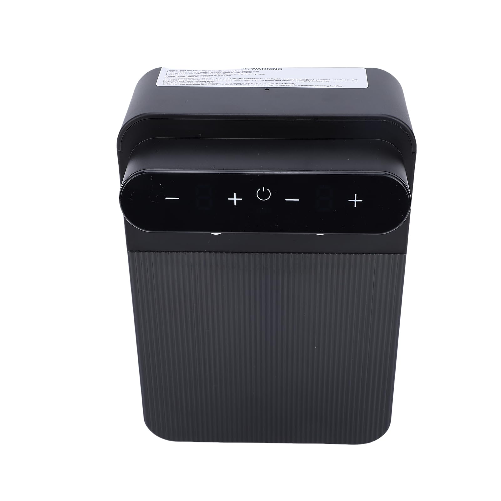 Dispenser di sapone da parete touchless, ricaricabile, capacità 400 ml, per cucina e bagno (liquido sinistro e schiuma destra)