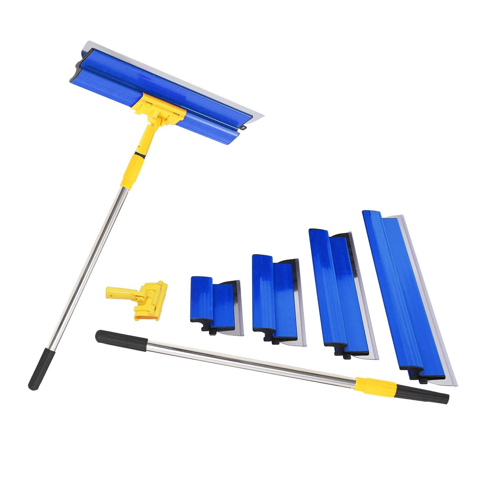 Lot de 4 spatules murales en acier inoxydable