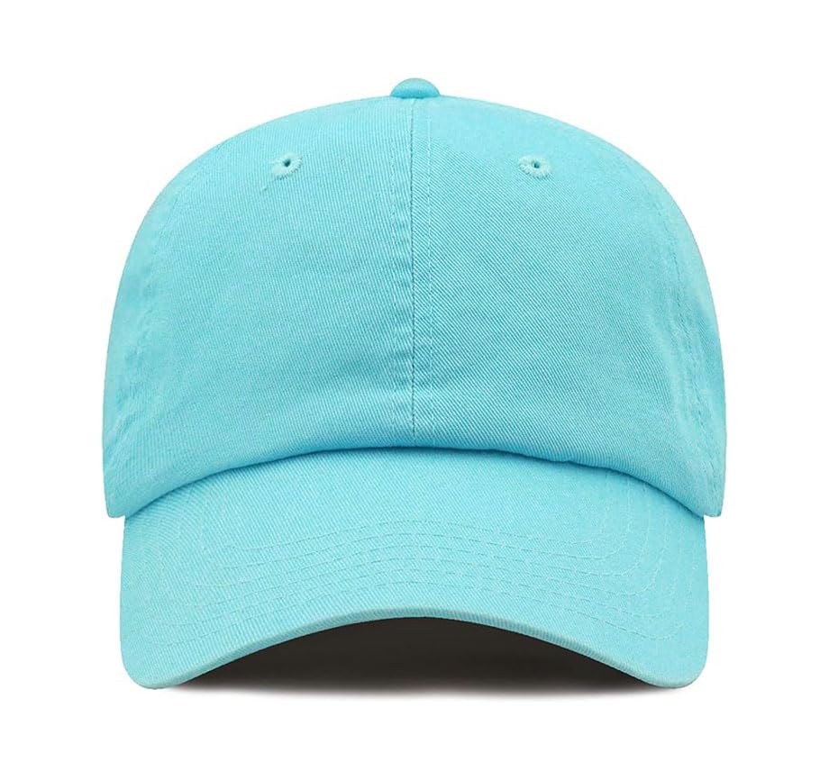Image of Cotton Baseball Cap Dad Hat - Washed Low Profile Adjustable Hat for Men Women Casual Outdoor Running Golf
