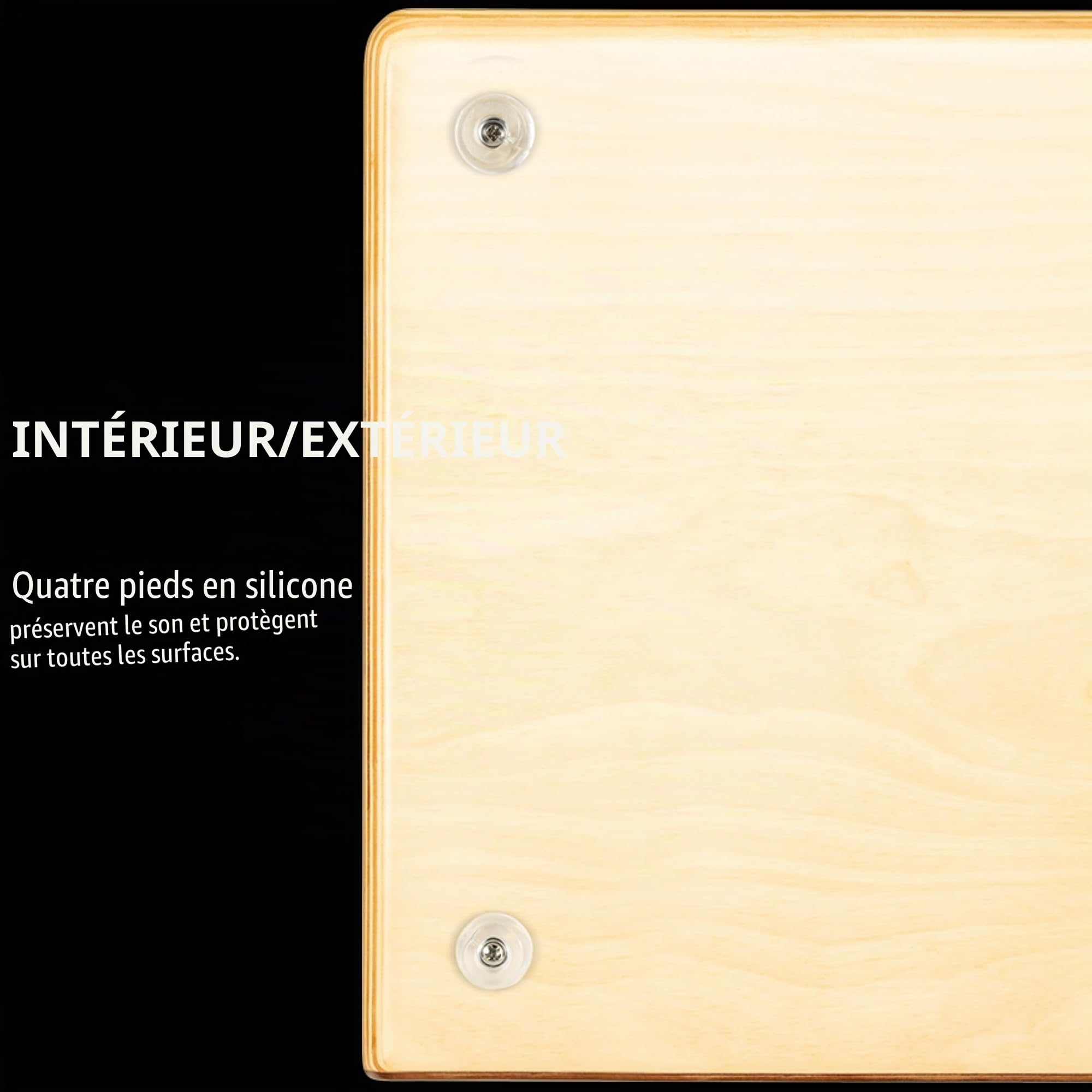 Meinl Percussion Snarecraft Professional Cajon – Avec Pédale de caisse claire – Bouleau / Frêne, Naturel (SCP100AWA)