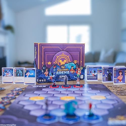 Miniatura 2 de Disney Sorcerer's Arena: Epic Alliances Core Set | Juego de mesa de estrategia para 2 o 4 jugadores a partir de 13 años | Con personajes y villanos
