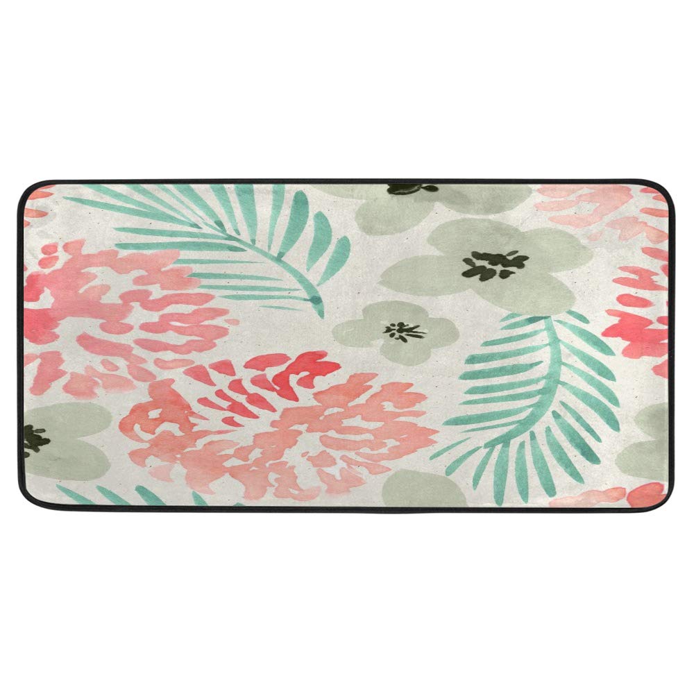 Tapis de sol antidérapant aquarelle pour sublimer votre cuisine et votre bureau
