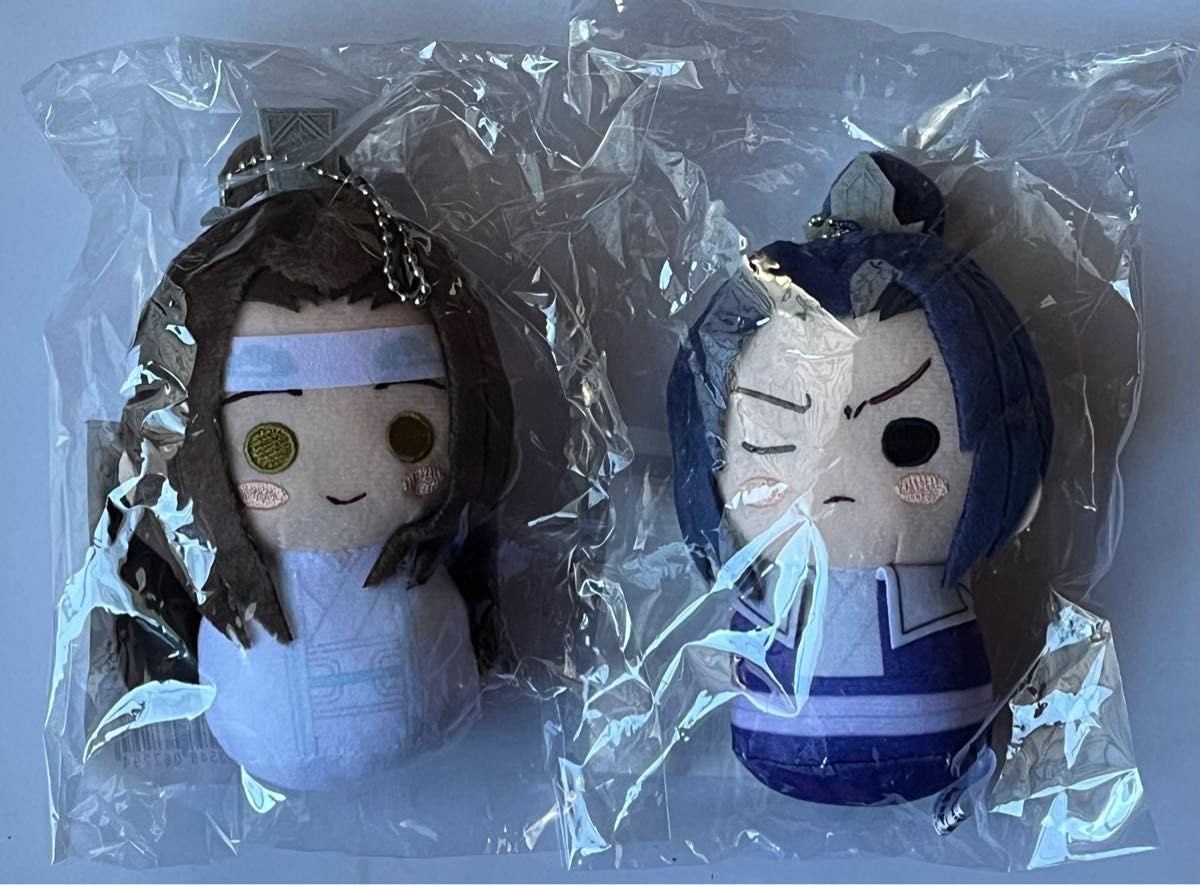 魔道祖師 カフェ ぬいぐるみ キーホルダー 忘羨set】魔道祖師 MiMi 公式茶屋 Theキャラ カフェ Cafe