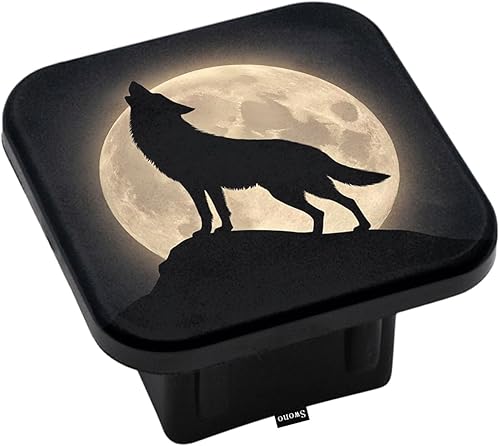 Miniatura 121 de Swono Cubiertas cuadradas de enganche para receptor, diseño de girasoles amarillos, girasoles amarillos, cubierta de tubo de enganche de remolque