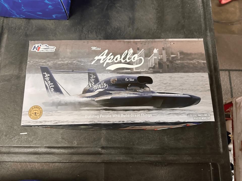 2025- New 1/25th Scale Miss Apollo Mechanical Unlimtd Hydroplane Boat Model kit image 3