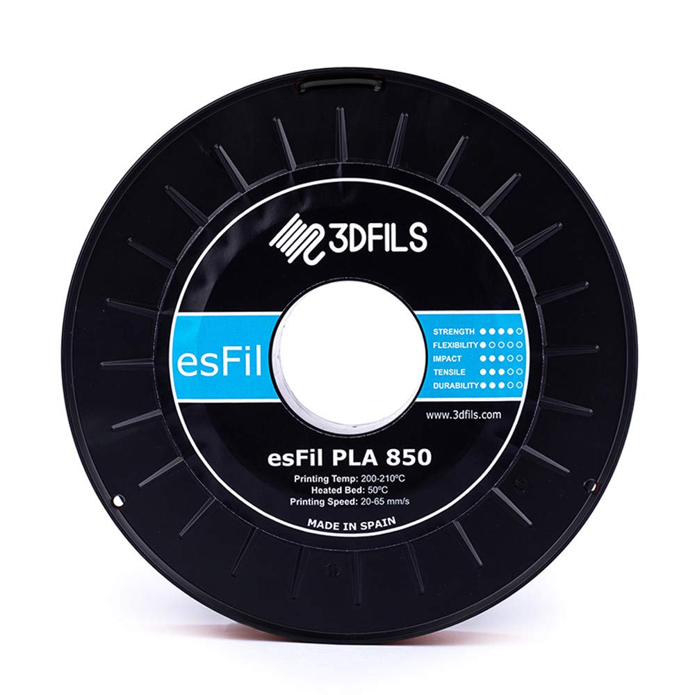 3DFILS - Filament PLA do druku 3D esFil PLA INGEO 3D850: 1,75 mm, 1 kg, czarny