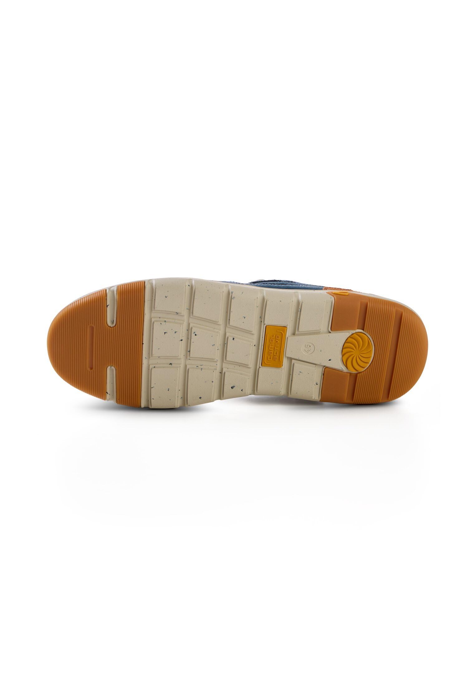 camel active Herren Leichte Sneaker aus Leder | Schuhe mit leichter Sohle aus Leder und Textil für Alltag und Freizeit