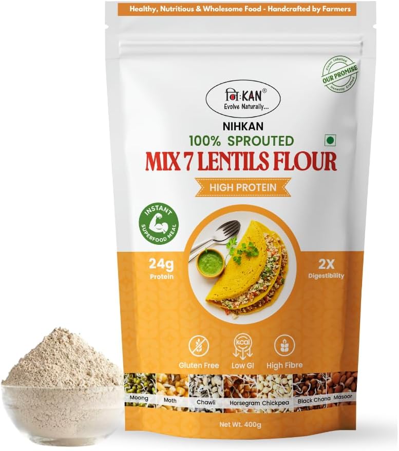 Nihkan Sprouted Super Legumes Mix Flour