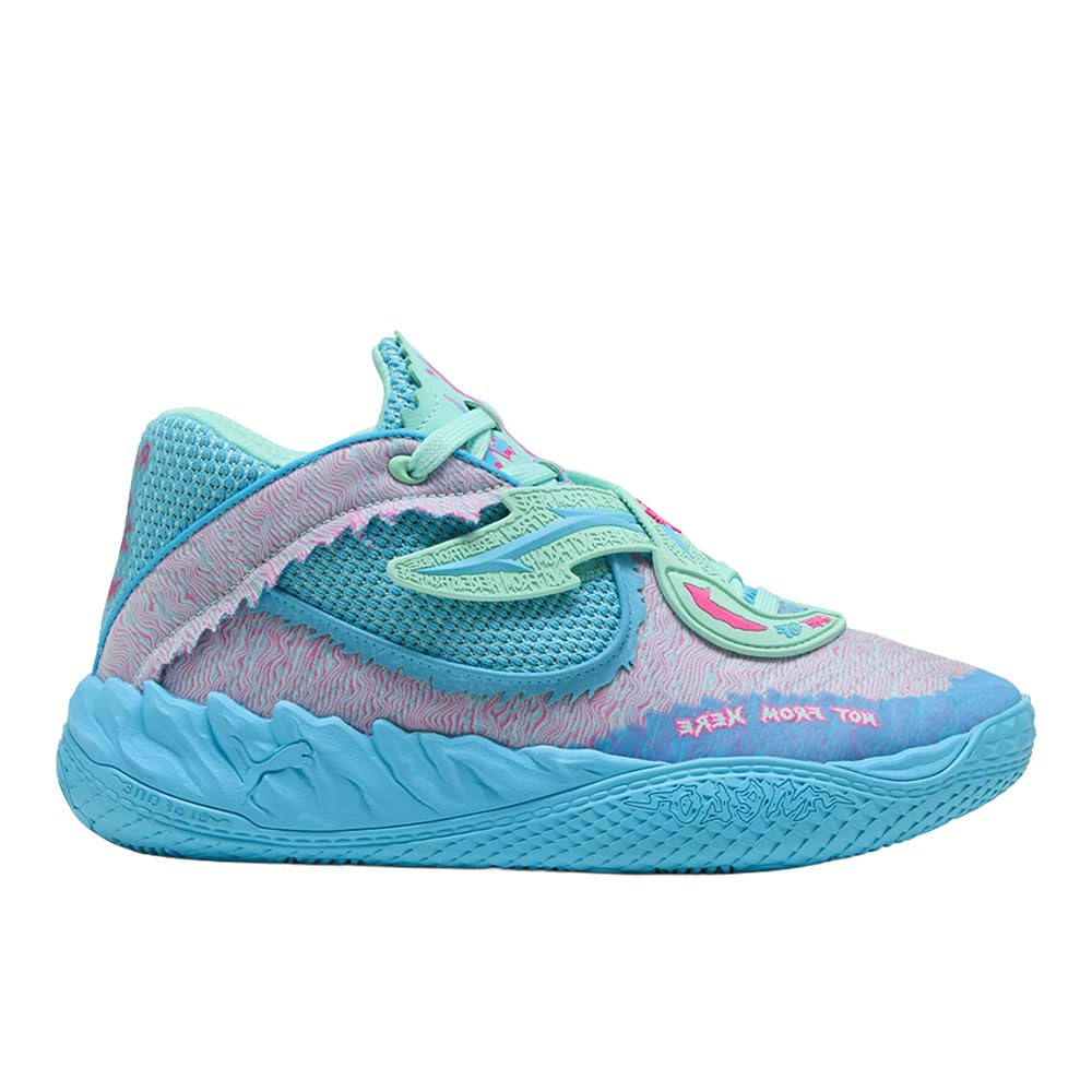 PUMA Mens Mb.05 Rick & Morty Basketball Sneakers Shoes - Orange