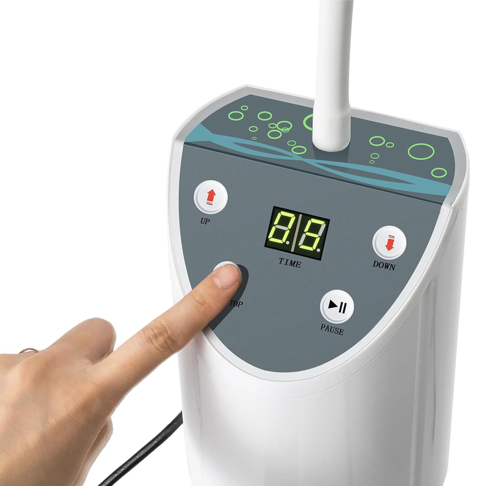 NGARY Máquina De Blanqueamiento Dental, Lámpara De Blanqueamiento Dental Móvil De 4 LED, Máquina Móvil Profesional De Sincronización Ajustable En El Hogar Profesional, para Clínicas, Hospitales