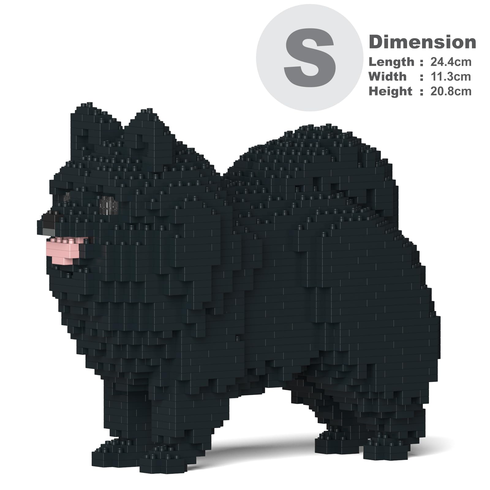 Amazon.com: JEKCA Pomeranian 02S-M03 | Dog Plastic Building Blocks