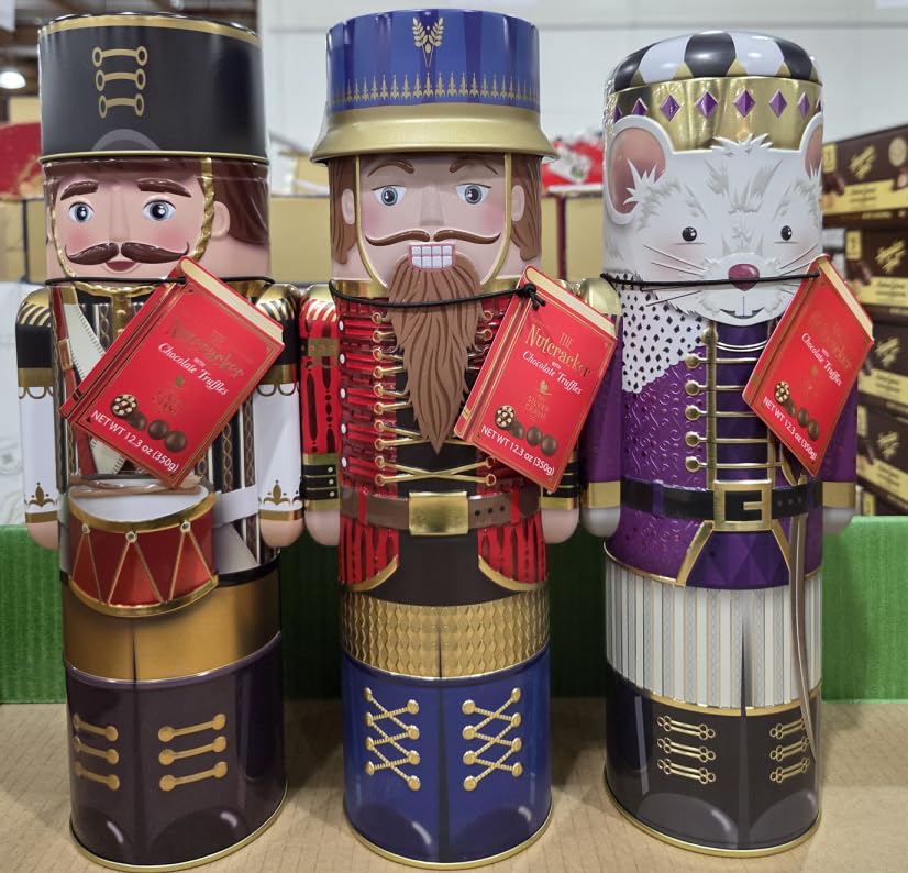 The Silver Crane Company.❤️大きめ 丸缶 大小2個セット Amazon.com: Character Tin Silvercrane Nutcrackers Holiday Gift