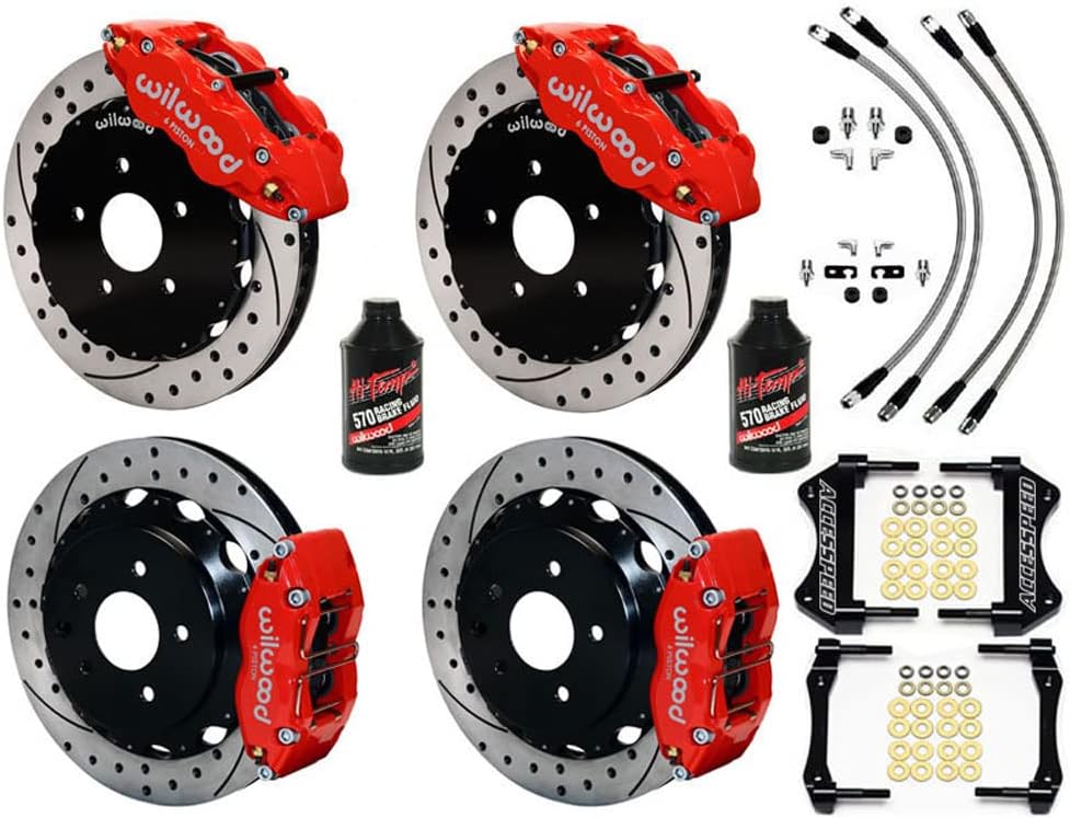 WILWOOD 370Z AND G37 FRONT & REAR 13" BIG BRAKE KIT, FREE
