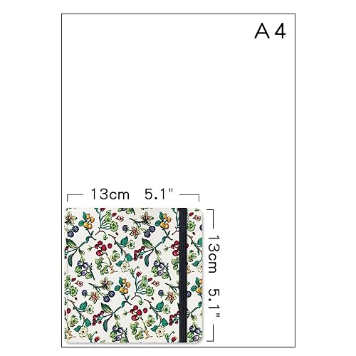 Miniatura 63 de Square 8x8" Bleedproof Marker Paper Pad, 110 gsm Alcohol Ink Bristol Paper Sketchbook, Handmade Journal Hardbound 88 Sheets (176 Pages) Markers Ink