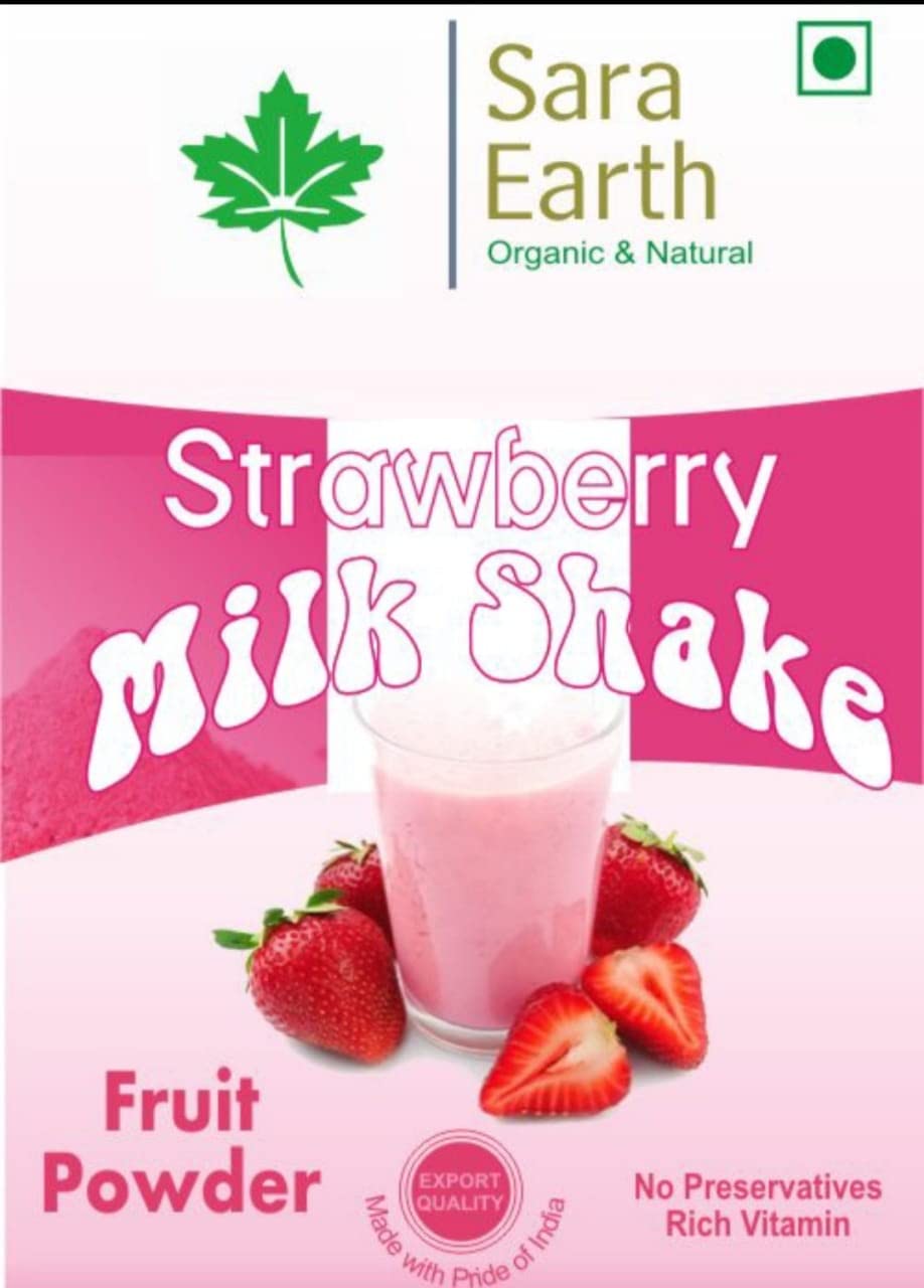 Strawberry Milkshake Enriched with Zinc, Vitamin A & D for Immunity Support, No Added Preservatives (2)-image-0