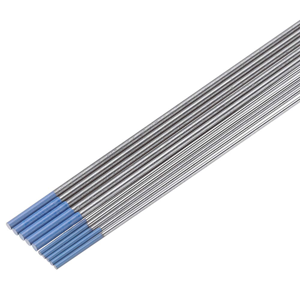 10pcs tungsteno WL20 Blue Tip TIG elettrodo 1.0/1.6x150mm saldatura aste aste
