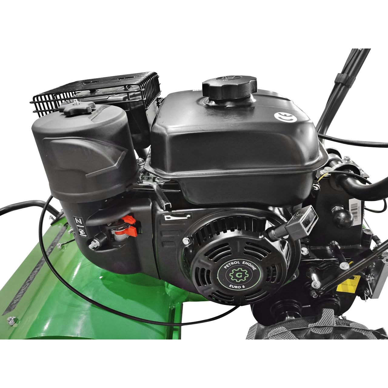 Grünwelt GW-X460 mulczer bijakowy z elektrycznym rozrusznikiem, mulczem, kosiarką do trawy, mulczerem łąkowym, kosiarka (bez przekładni i oleju silnikowego)