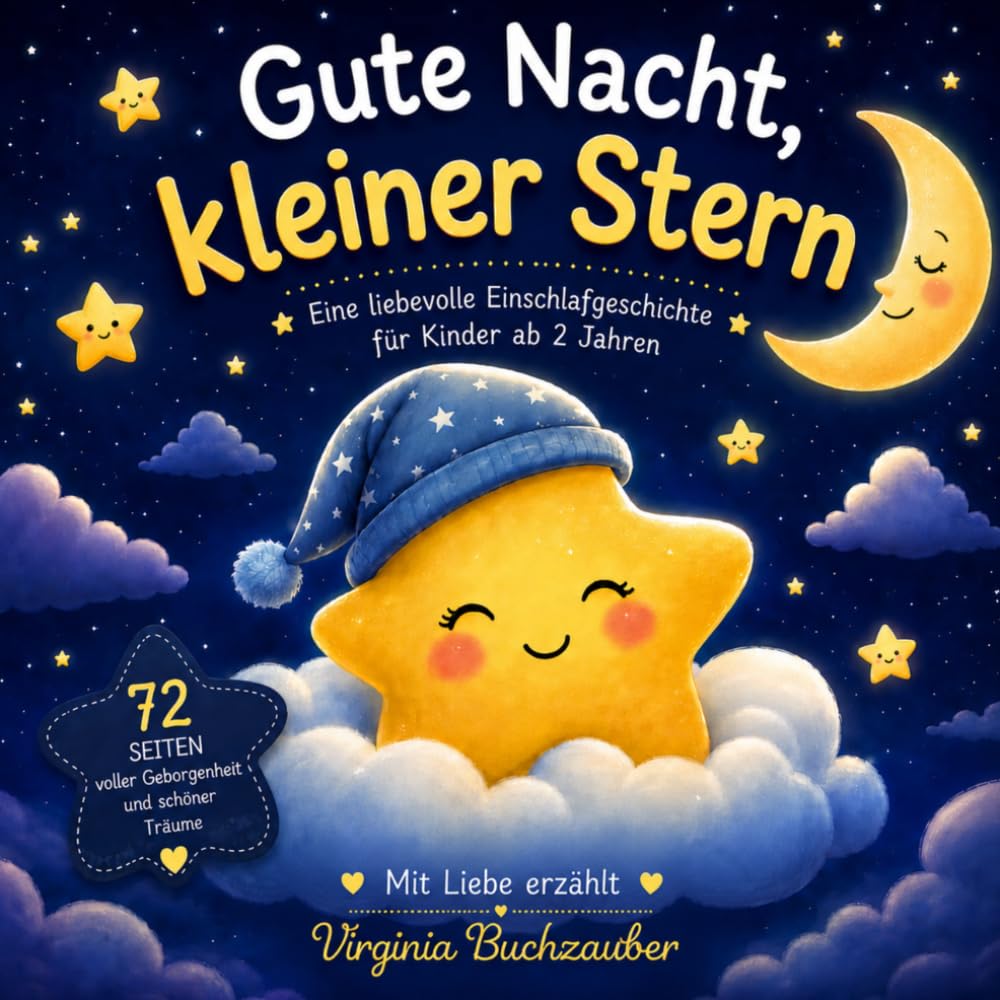Der kleine Stern sagt Gute Nacht: Einschlafgeschichten voller Liebe, Geborgenheit und süßer Träume
