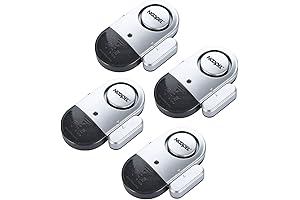 techko Pool Alarm 4-Pack: 120DB Door Alarms for Enhanced Safety